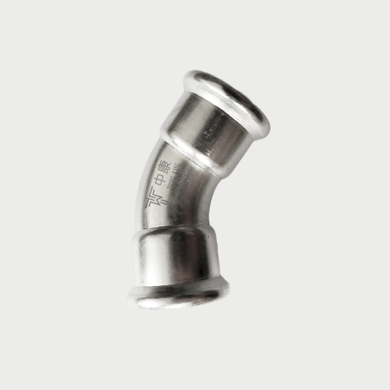45° elbow stainless steel press pipe fitting