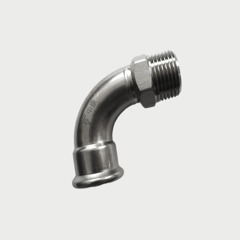 stainless steel 90 degrees male elbow bend