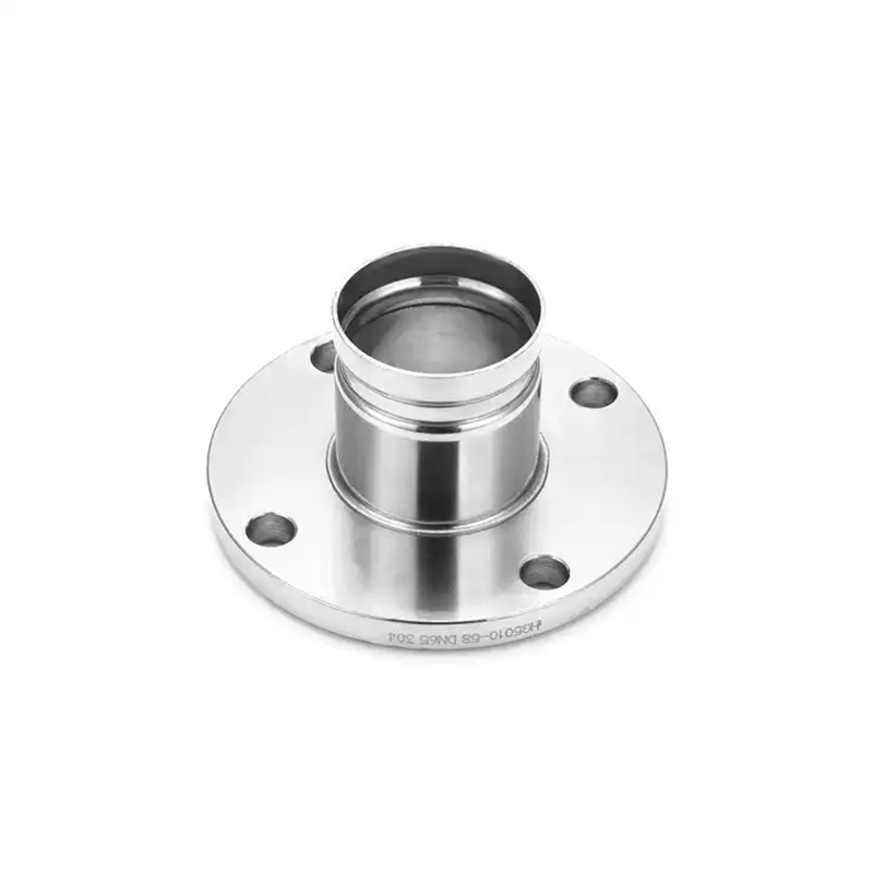 Grooved flange joint